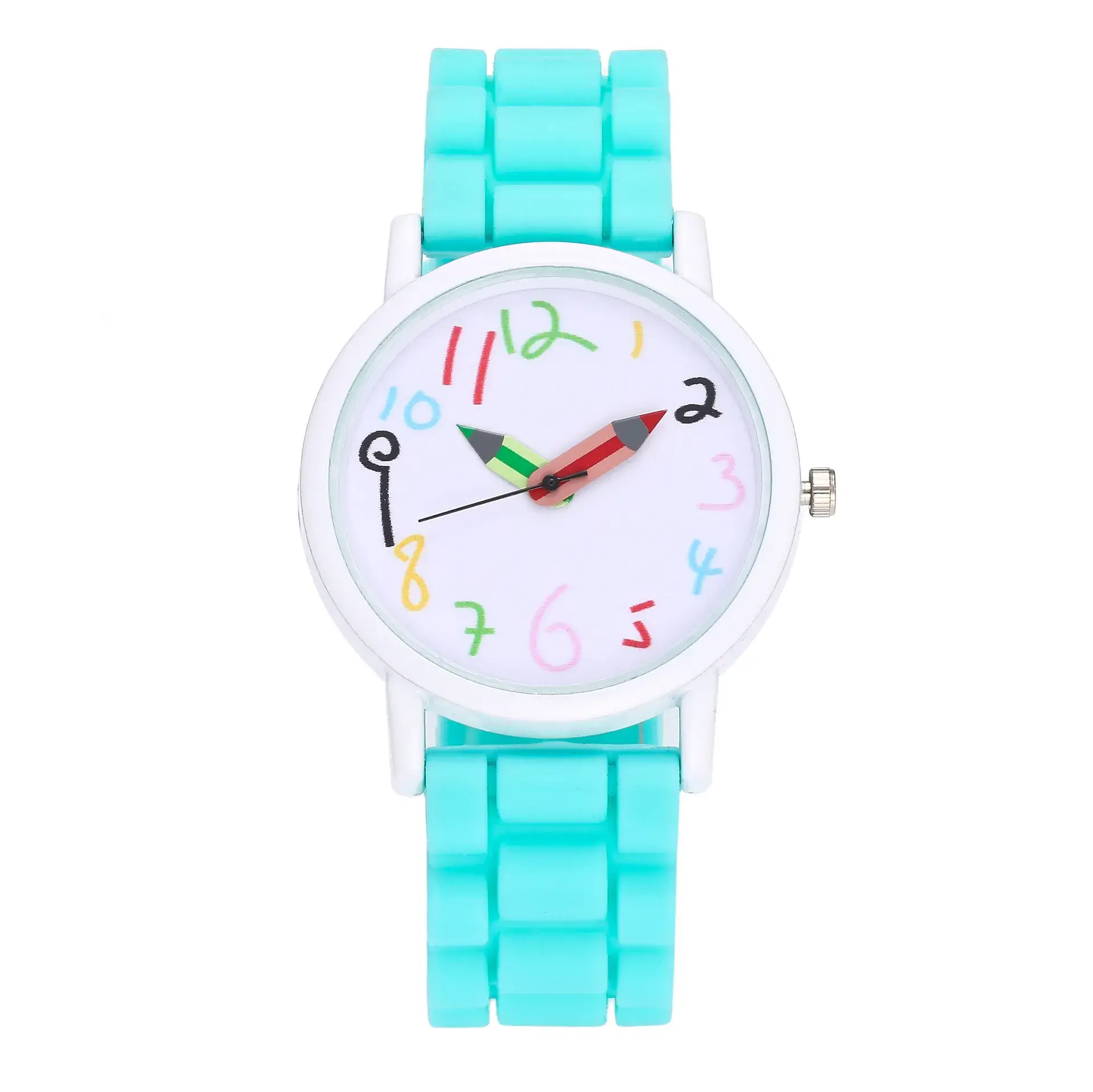 Cute Cartoon Digital Watch for Girls Black Silicone Strap - Image 12