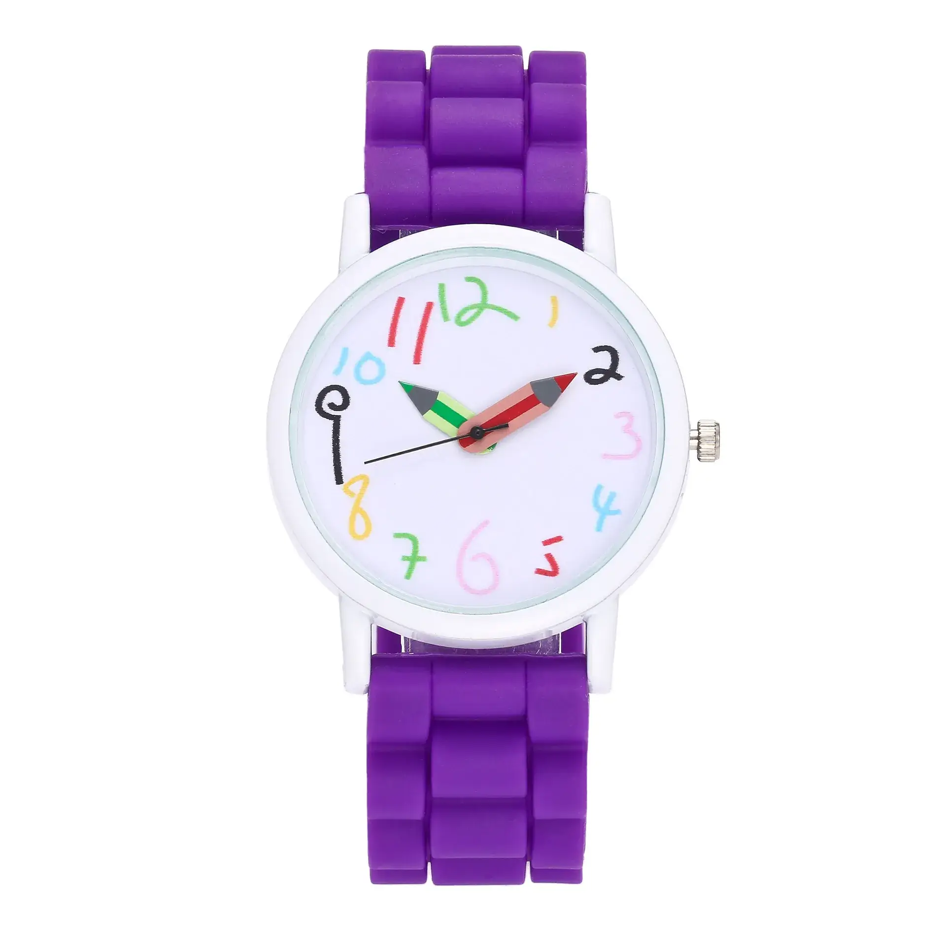 Cute Cartoon Digital Watch for Girls Black Silicone Strap - Image 4