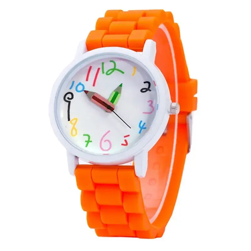 Cute Cartoon Digital Watch for Girls Black Silicone Strap - Image 8