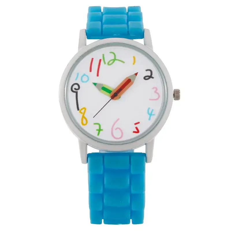 Cute Cartoon Digital Watch for Girls Black Silicone Strap - Image 9