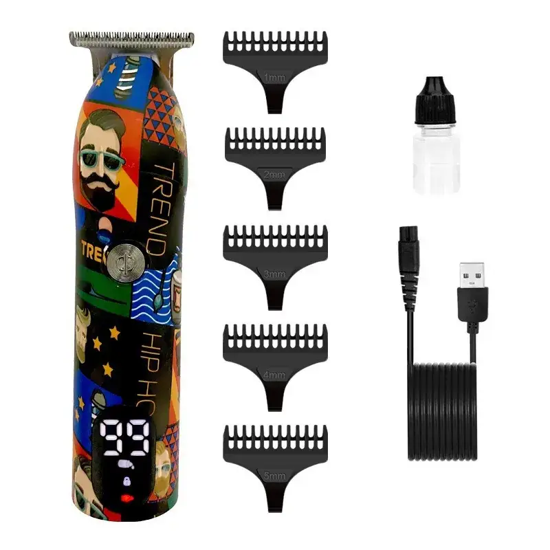 Electric Hair Clipper with LCD Display & Oil Head Design - Image 6