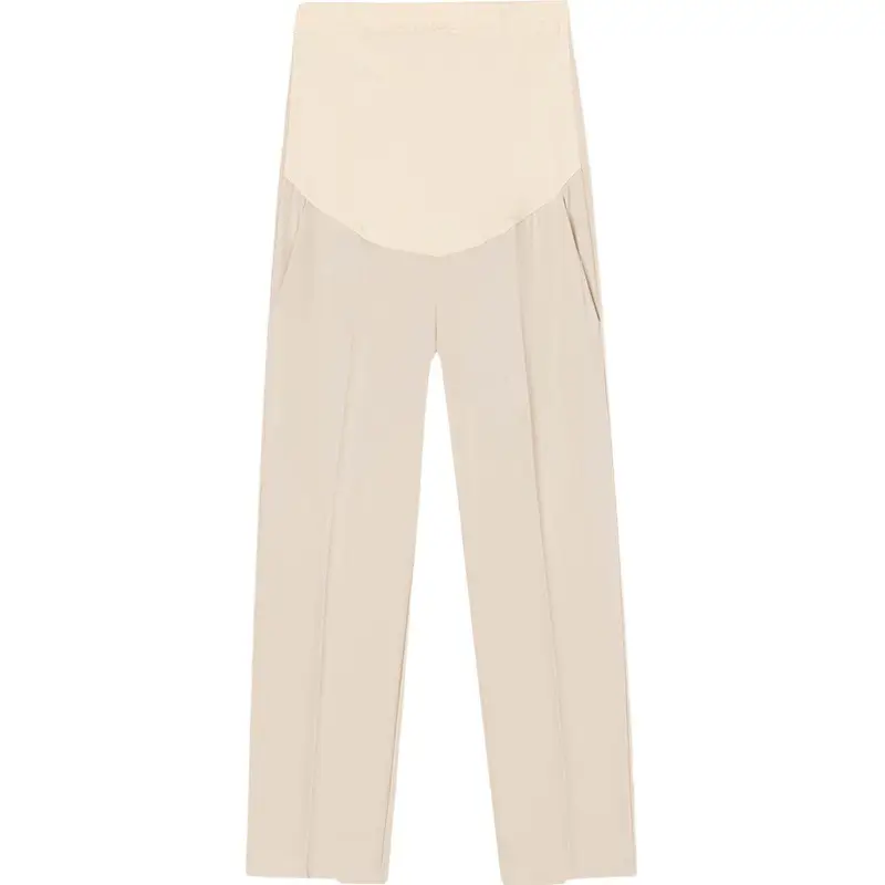 Maternity Straight-Leg Pants Spring Wear Nine Point - Image 5