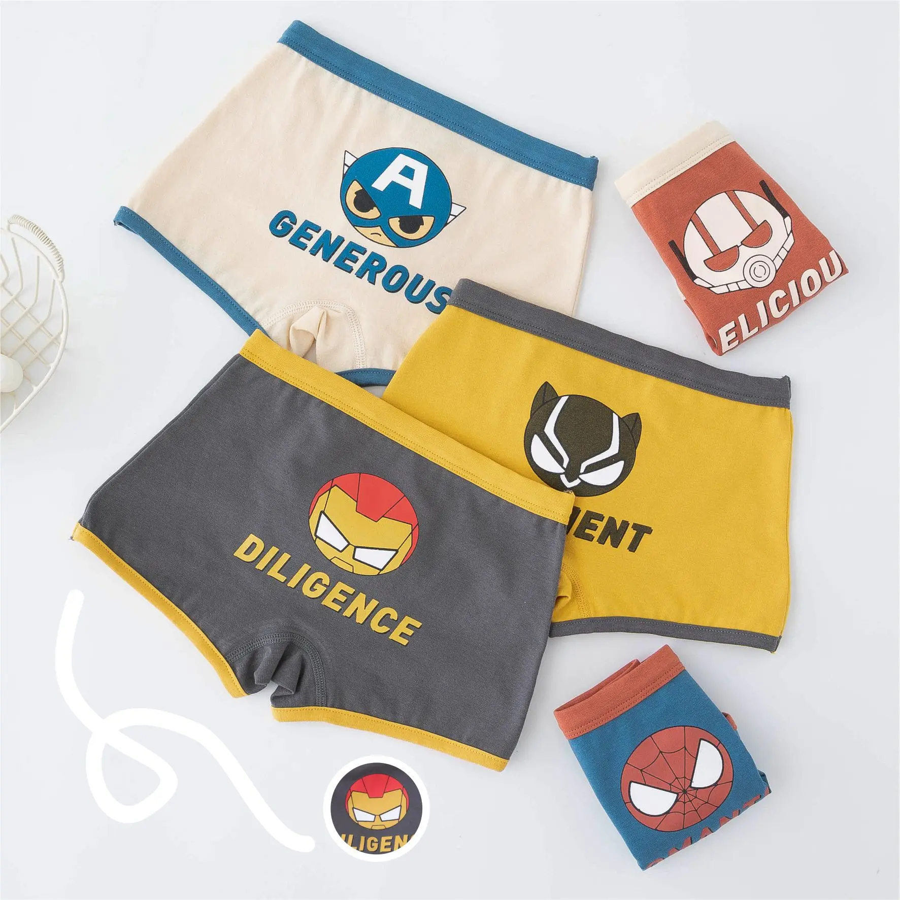 New Cartoon Boys Cotton Shorts Box Set - Image 4