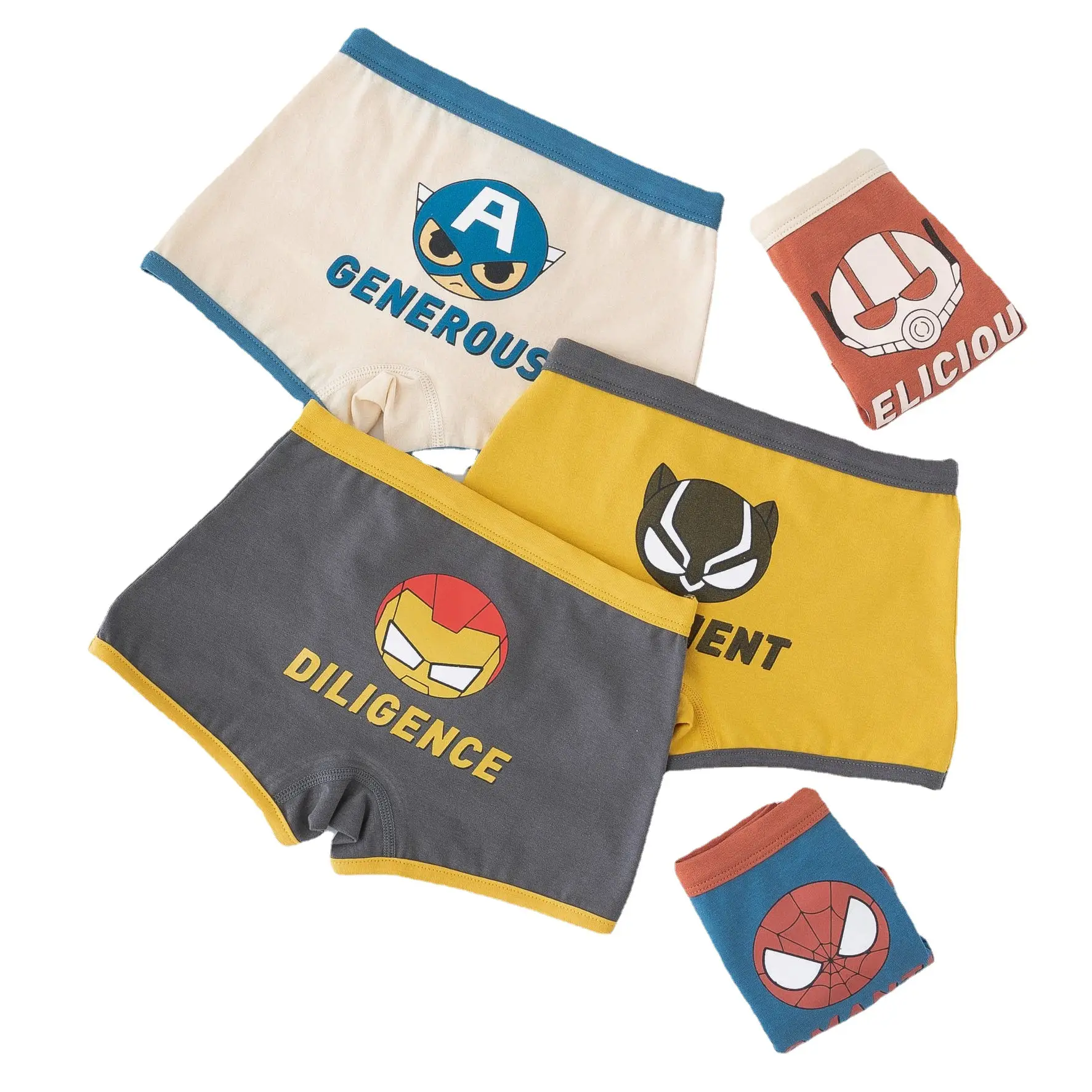 New Cartoon Boys Cotton Shorts Box Set - Image 5