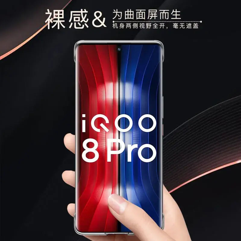 Iqoo8 Pro Transparent Ultra Thin Protective Case - Image 2