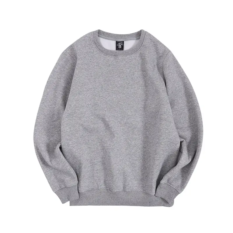 Men Women Loose Sweatshirt Turquoise Round Neck Party Dress