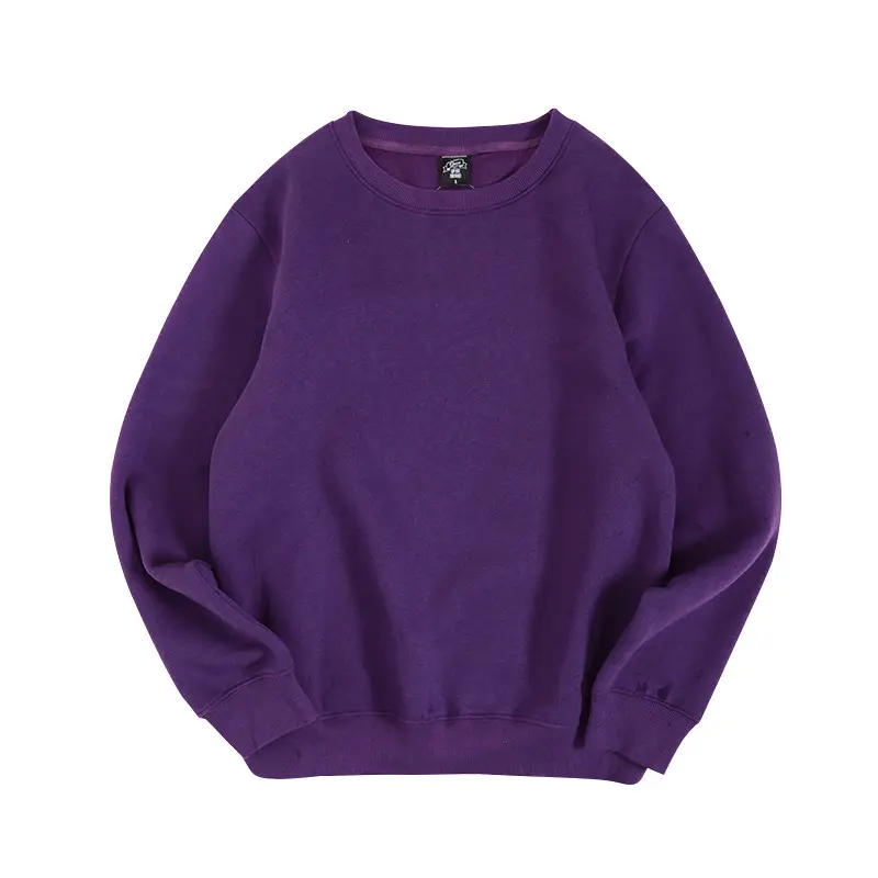 Men Women Loose Sweatshirt Turquoise Round Neck Party Dress