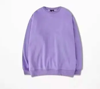 Men Women Loose Sweatshirt Turquoise Round Neck Party Dress