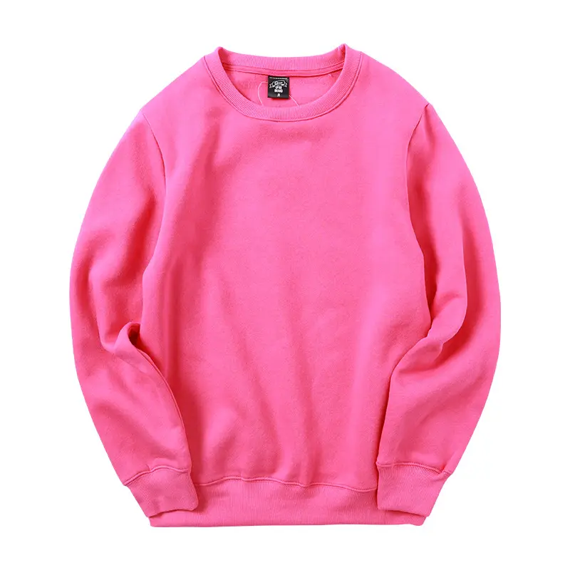 Men Women Loose Sweatshirt Turquoise Round Neck Party Dress