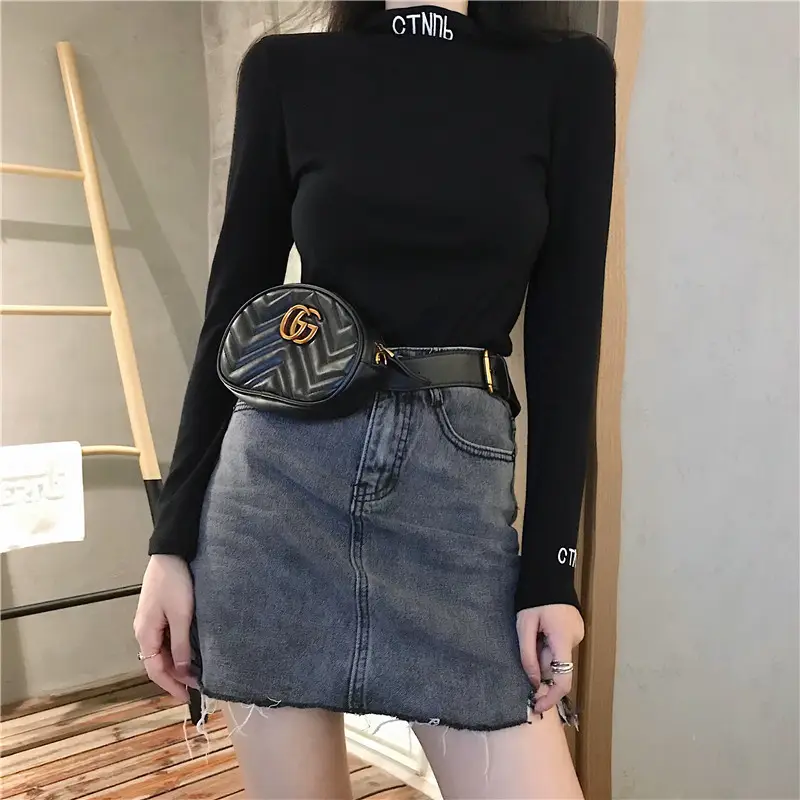 Women's Embroidered Long Sleeve T-Shirt White Winter — feature 20