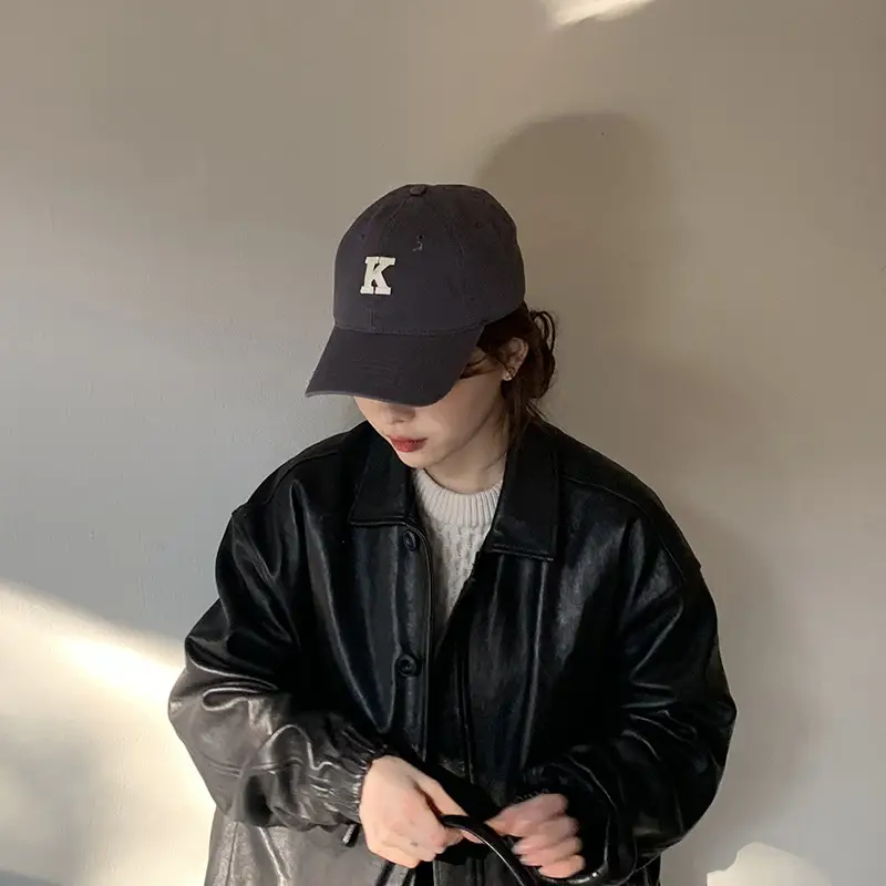K Letter Baseball Cap Green Women Men - Image 27
