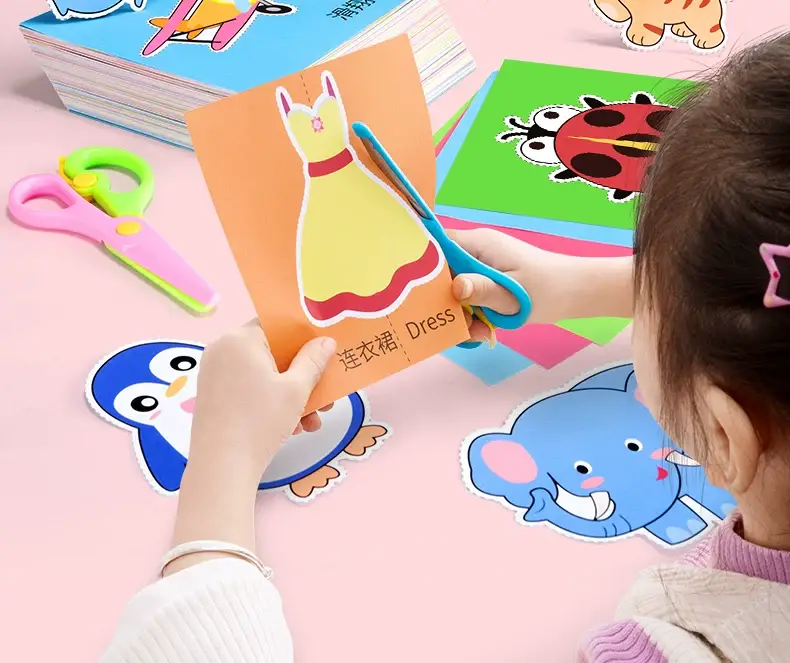 Paper Cut Origami Set for Kids 3+ 5-Year Old DIY Crafts — feature 10
