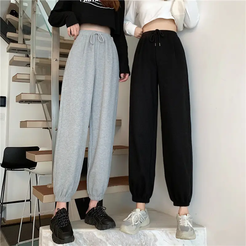Women's Grey Radish Loose Sweatpants Casual Summer Pants