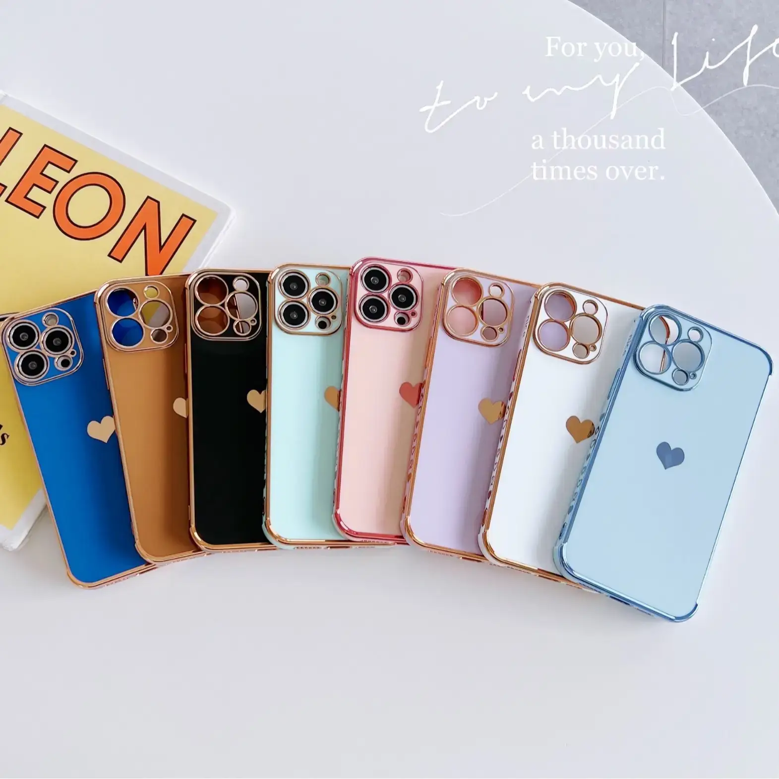 Apple 16 Pro Mobile Cover Black Gold Anti Drop 6D - Image 9