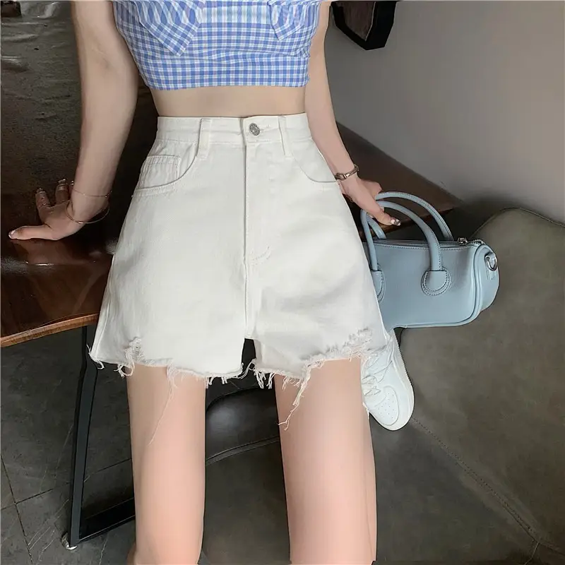 Black Ripped High Waist Denim Shorts for Women 2026 — feature 11