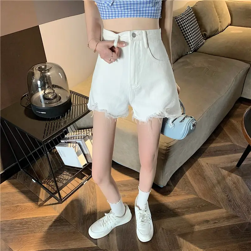 Black Ripped High Waist Denim Shorts for Women 2026 — feature 12