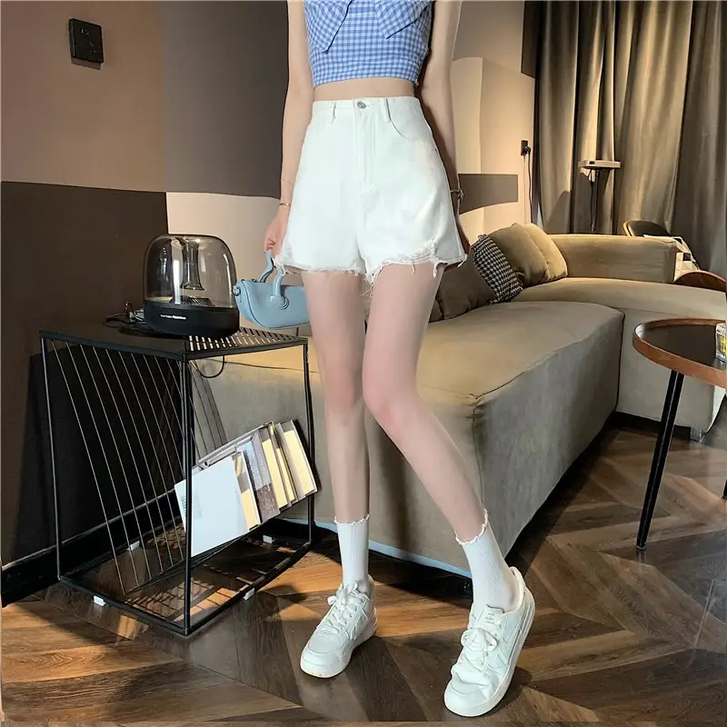 Black Ripped High Waist Denim Shorts for Women 2026 — feature 20