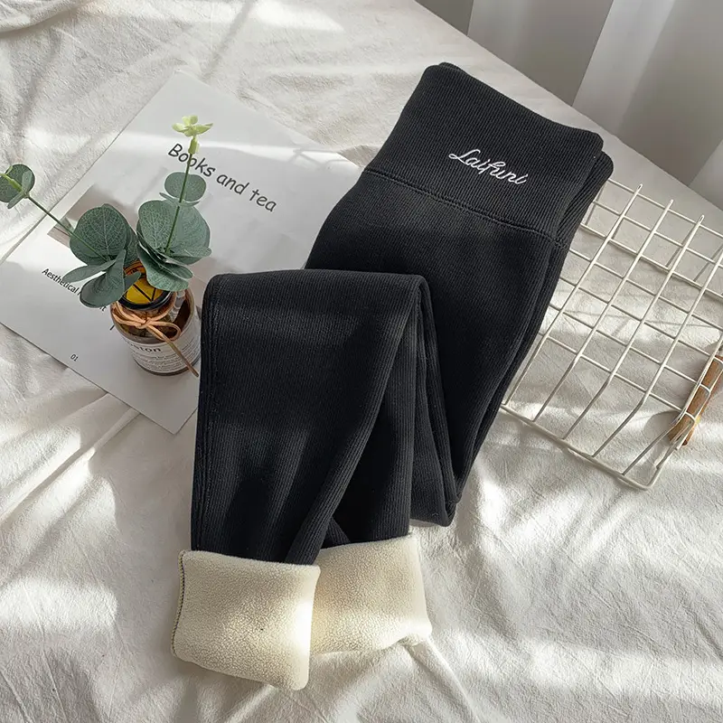 Women's Cashmere Lined Winter Slimming Leggings - Image 4