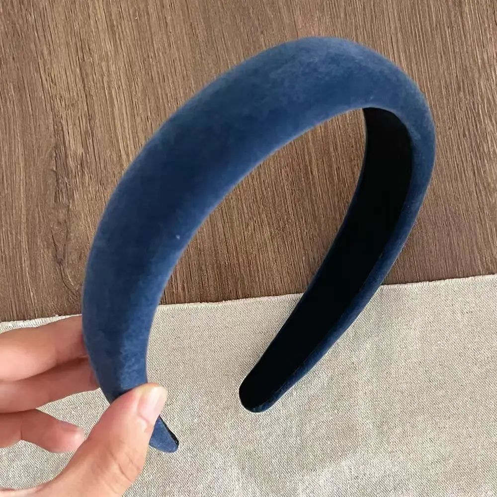 Korean Winter Velvet Women's Headband Red Hair Clip - Image 11