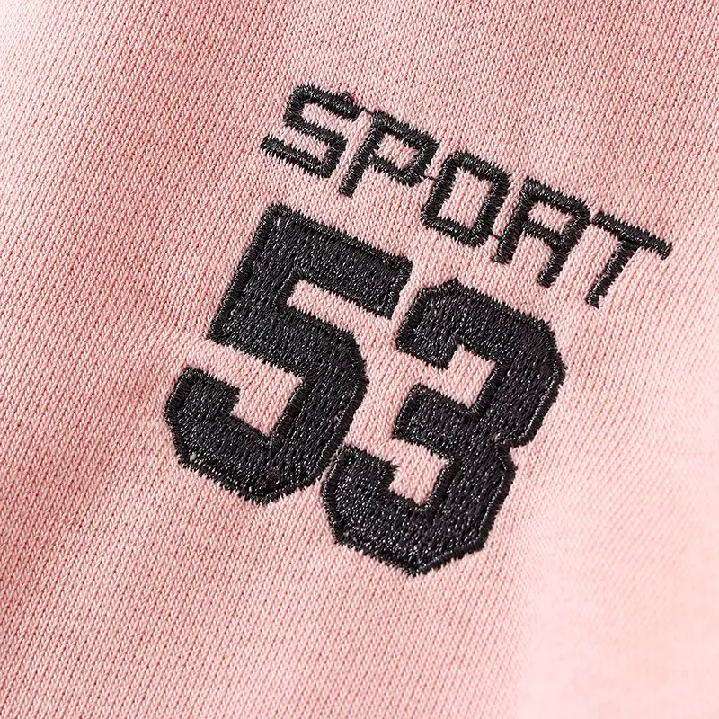 Pink Korean Style Round Neck Sweatshirt for Kids 2022 - Image 7