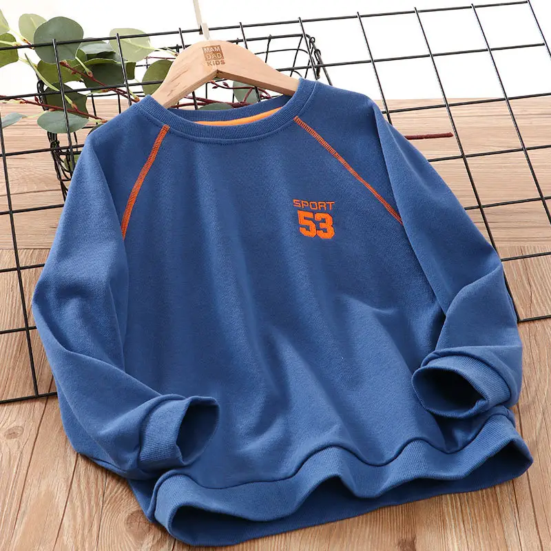 Pink Korean Style Round Neck Sweatshirt for Kids 2022 - Image 4