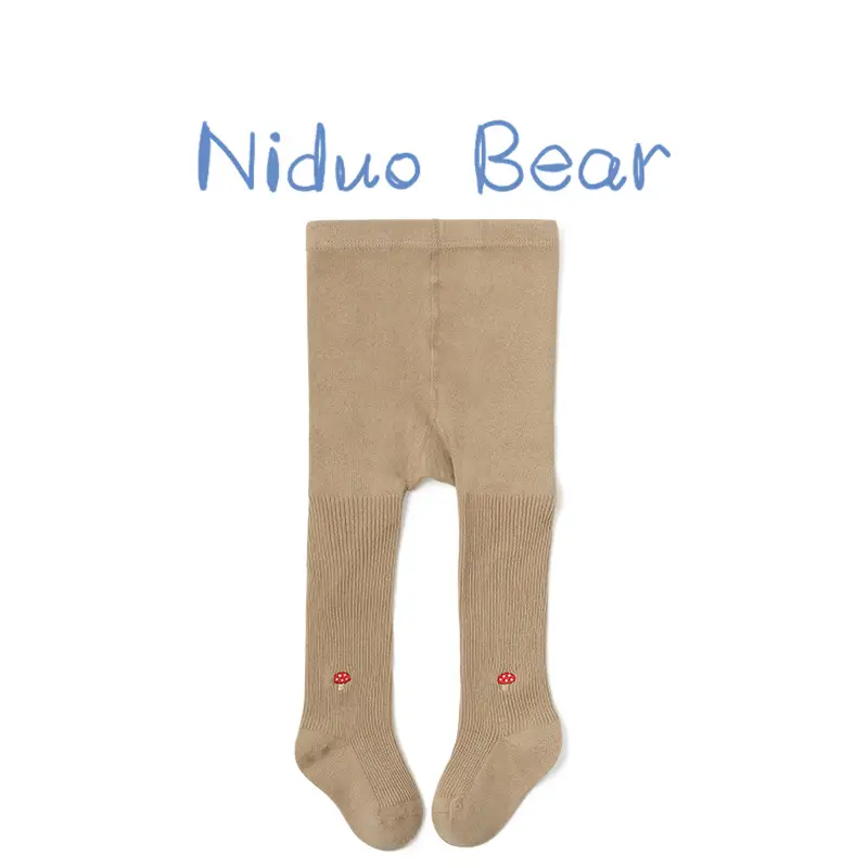 Girls Black Soft Baby Leggings Tights Spring Autumn - Image 3