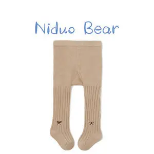 Girls Black Soft Baby Leggings Tights Spring Autumn - Image 5
