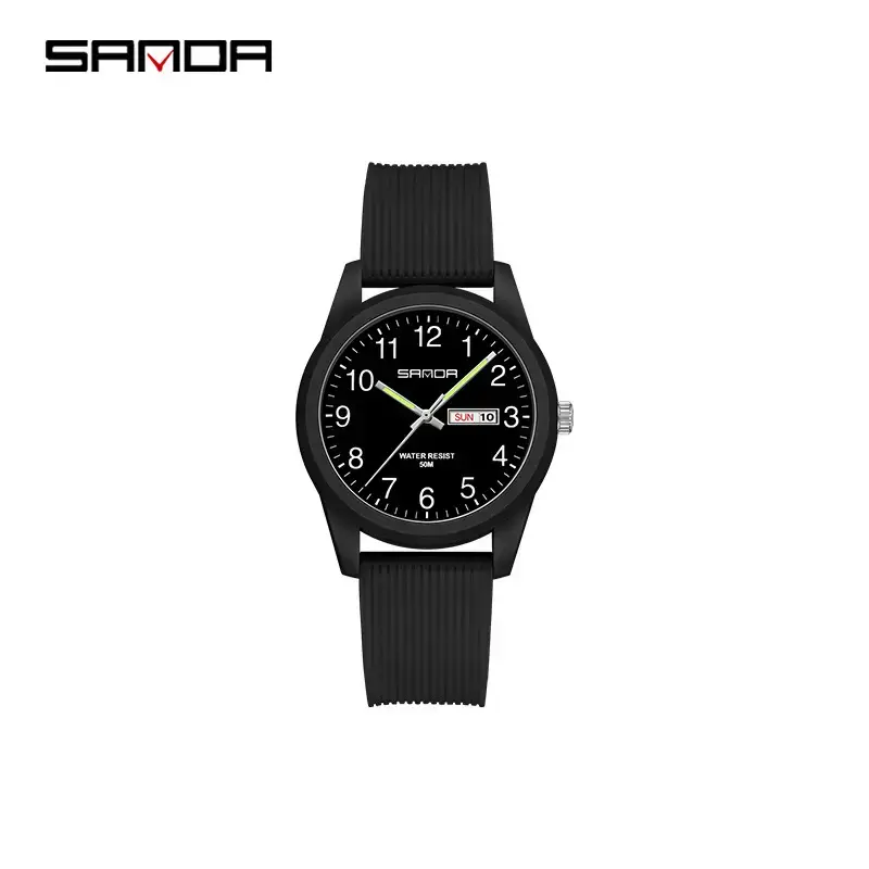 6090 double calendar black for women