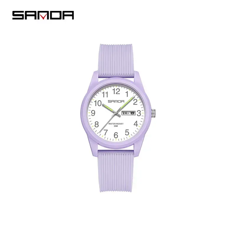 6090 double calendar Taro purple for women