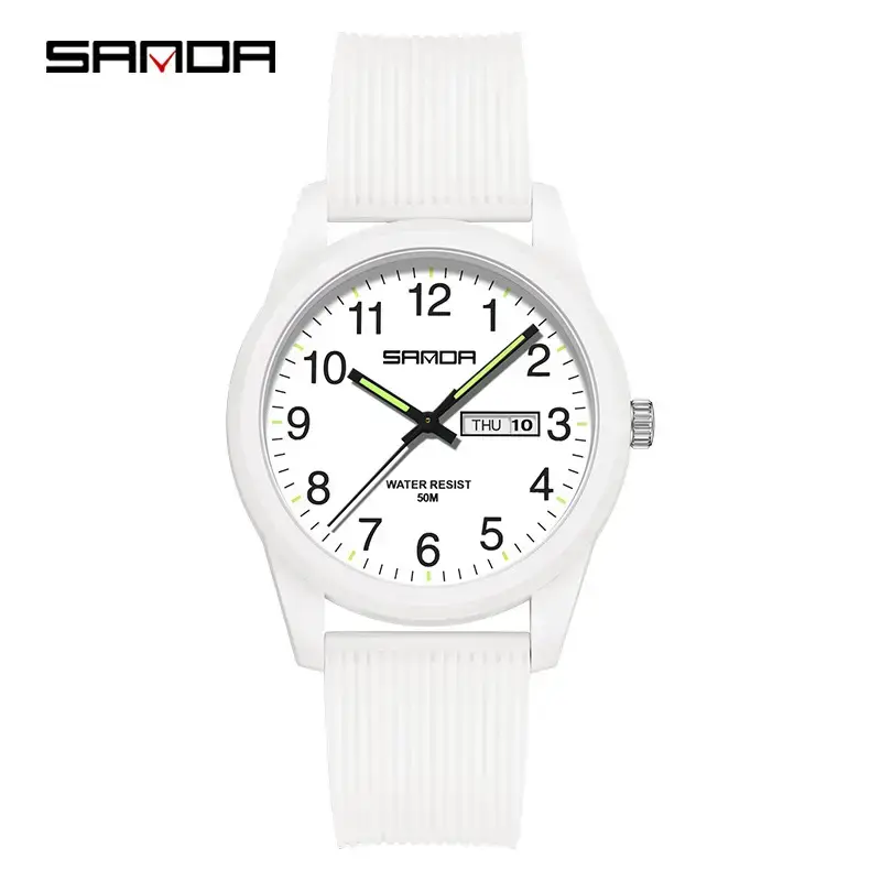 6091 double calendar White for men