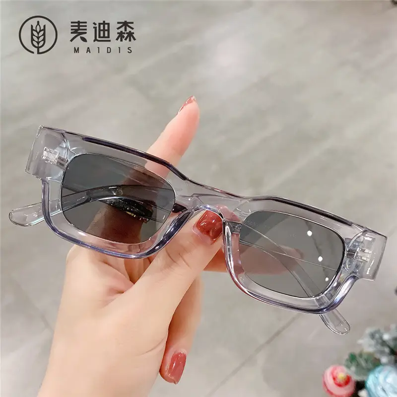 Square Frame Polarized Sunglasses European American Hip Hop Punk Kurima - Image 24