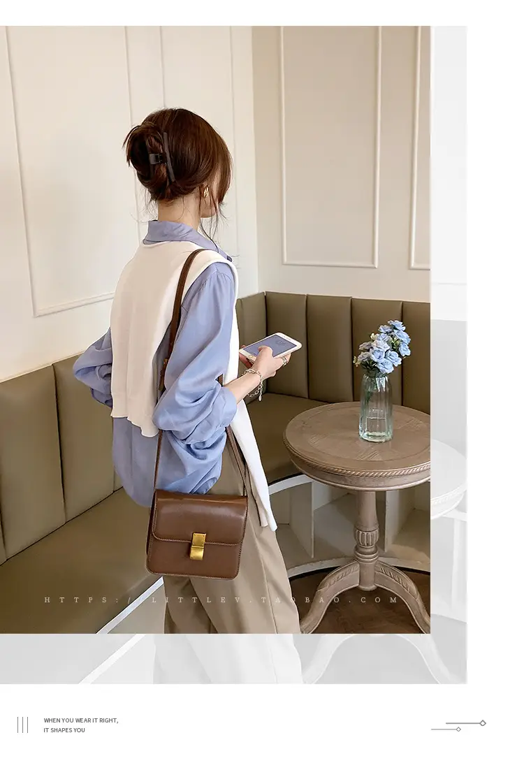 Women's Beige Button-Down Shirt with Long Sleeves — feature 8