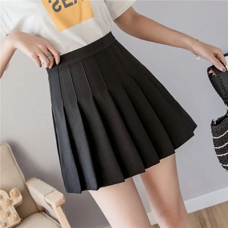 Women's Anti-Exposure Skirt Set with High Waist Pleated Skirt - Image 2