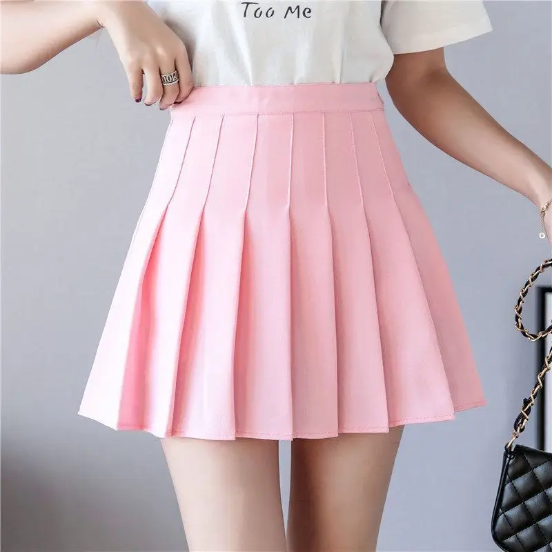Women's Anti-Exposure Skirt Set with High Waist Pleated Skirt - Image 4
