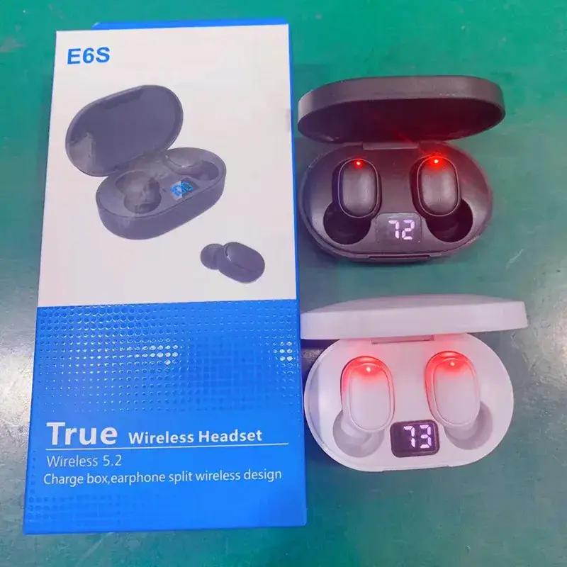 A6S E-Sports Wireless Bluetooth 5.2 Earbuds with Cross-Border Charging - Image 6