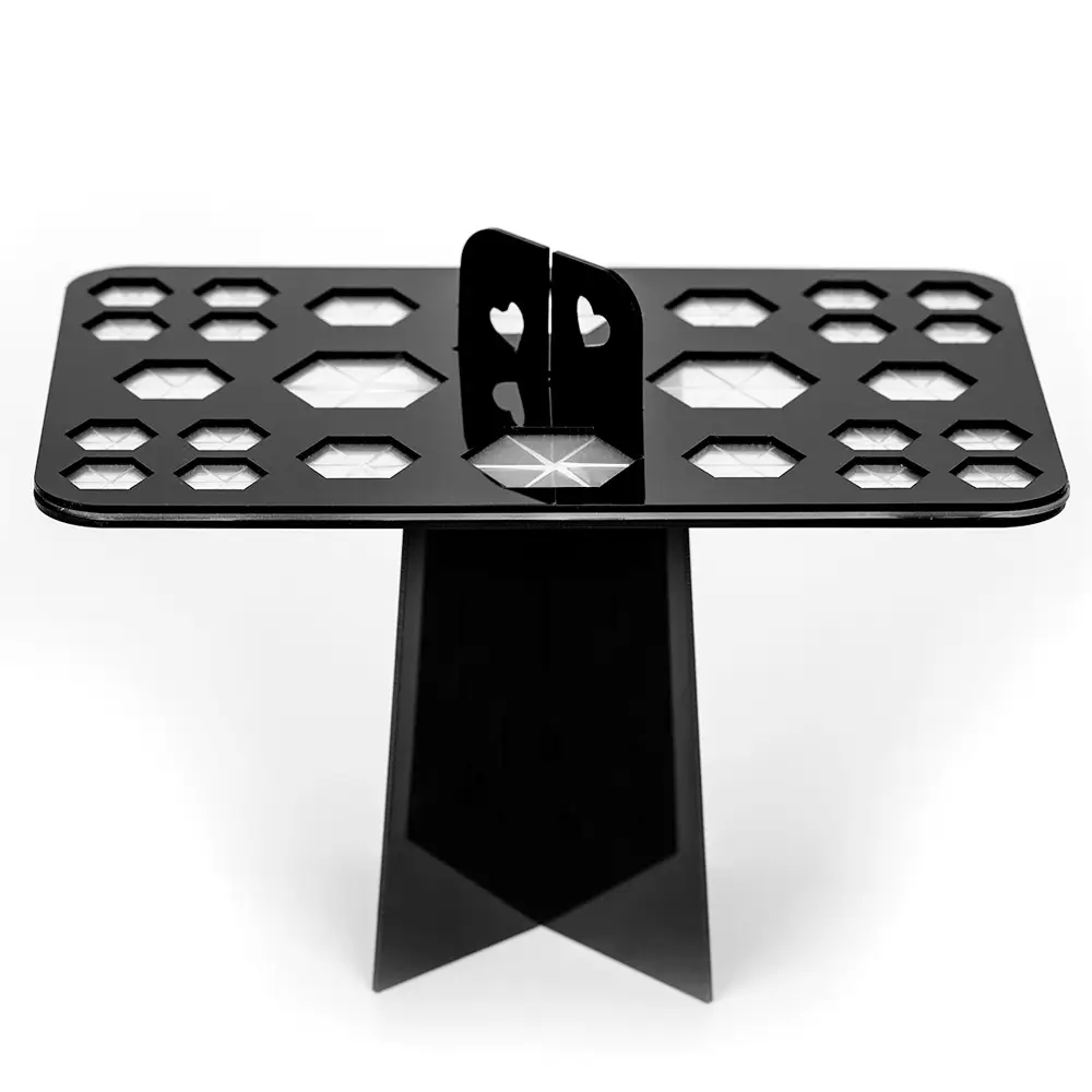 26 hole diamond Black