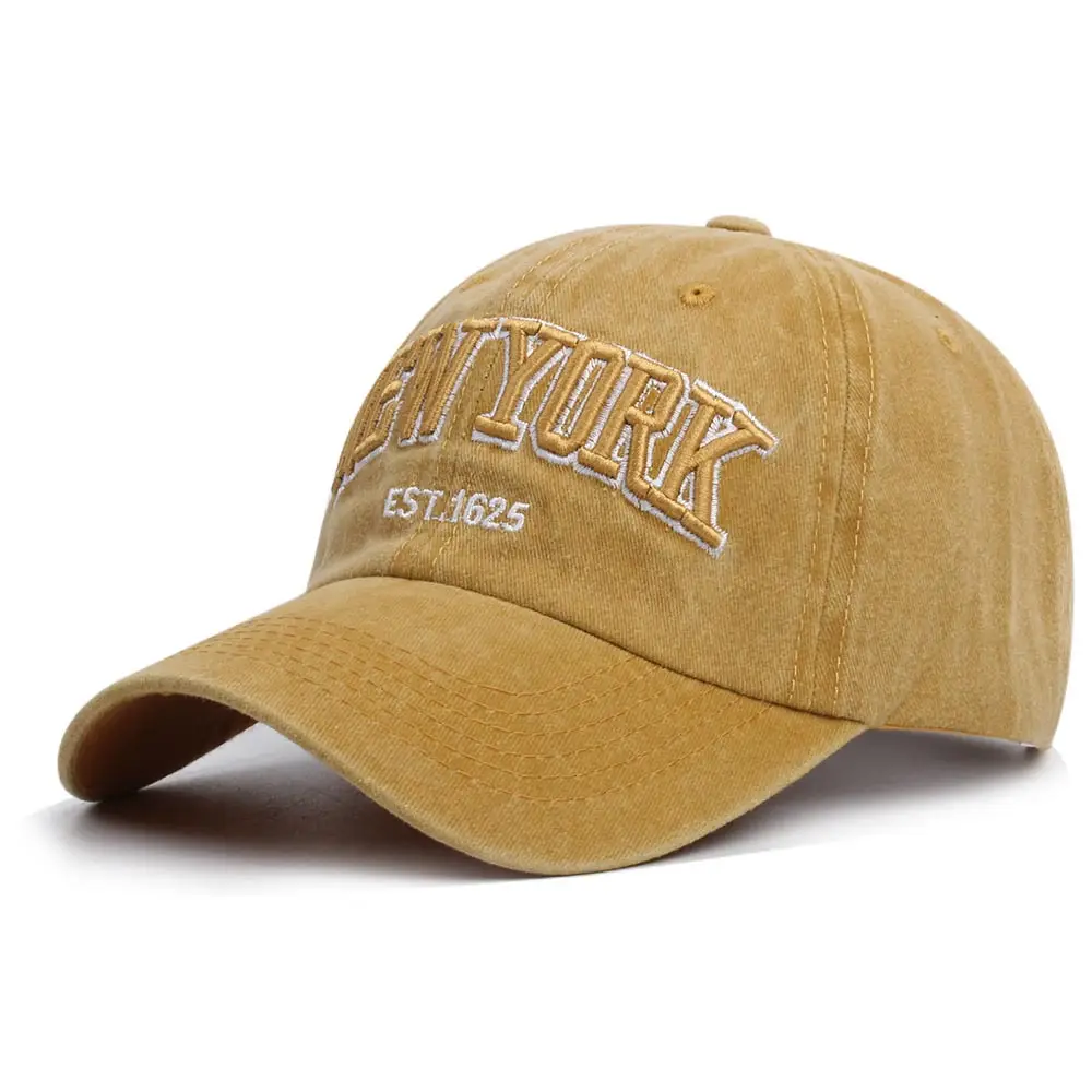 Women Letter Embroidered Baseball Cap Orange Washable — feature 12