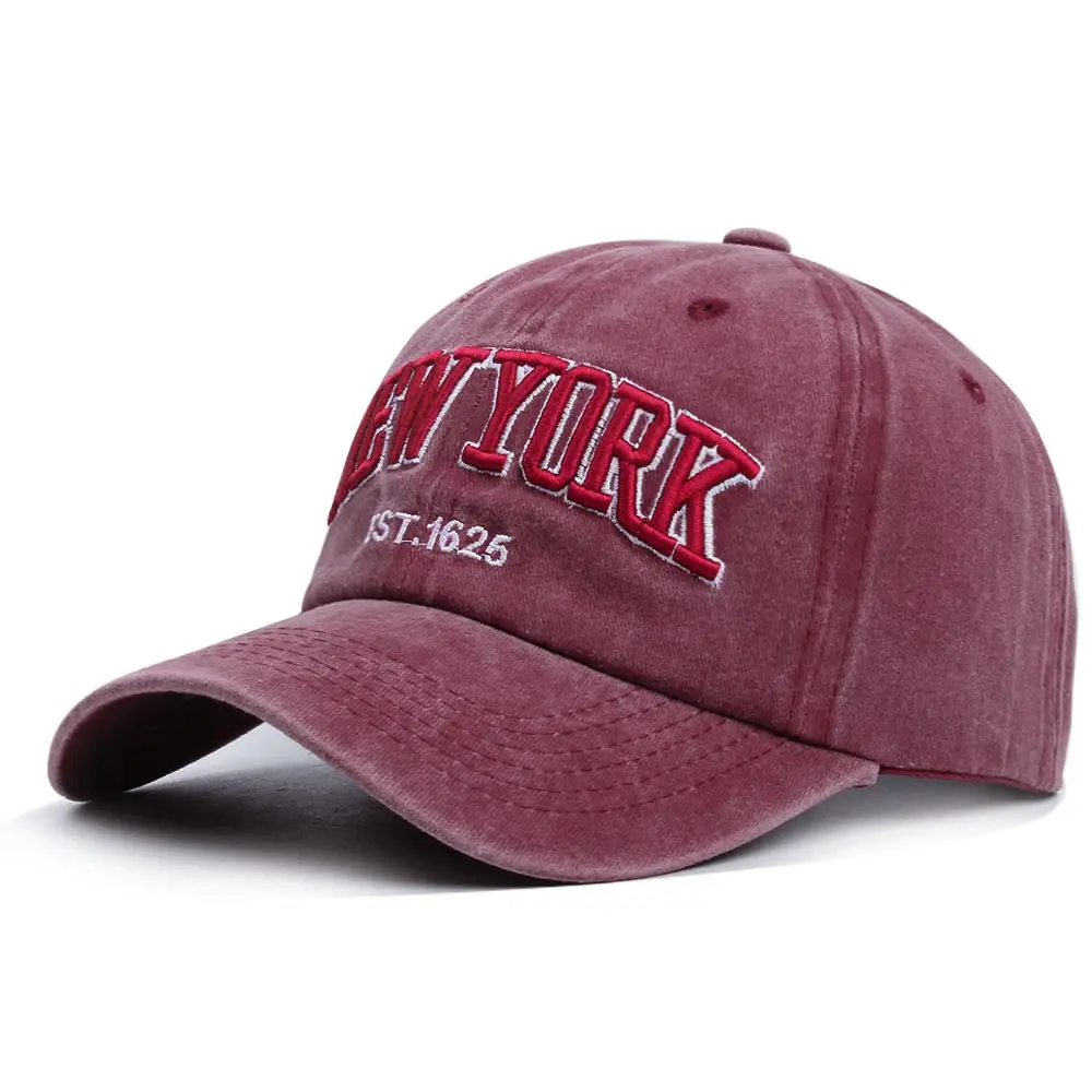 Women Letter Embroidered Baseball Cap Orange Washable — feature 6