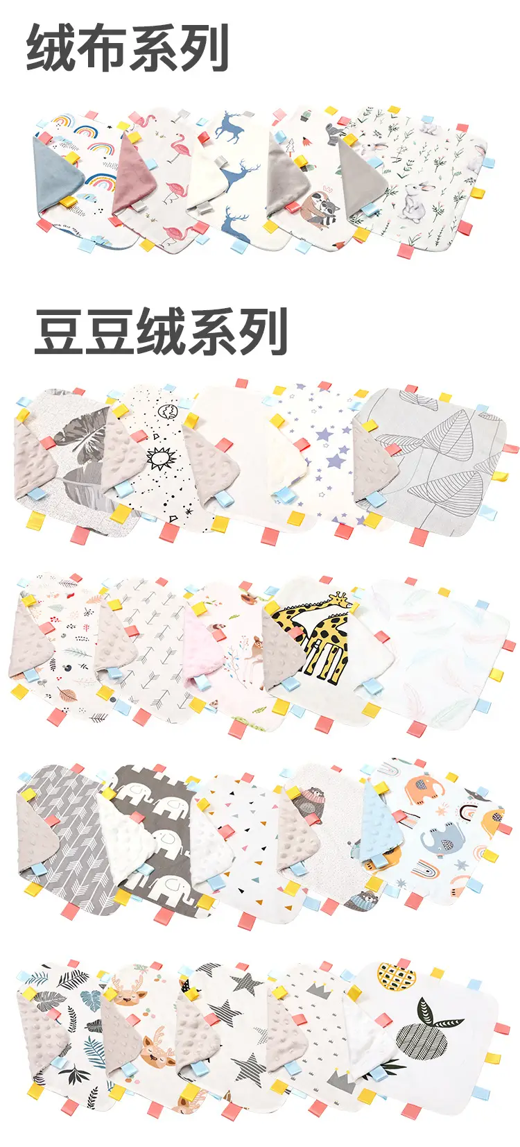 Baby Cartoon Handkerchief Towel Set Cotton Newborn Safe — feature 4