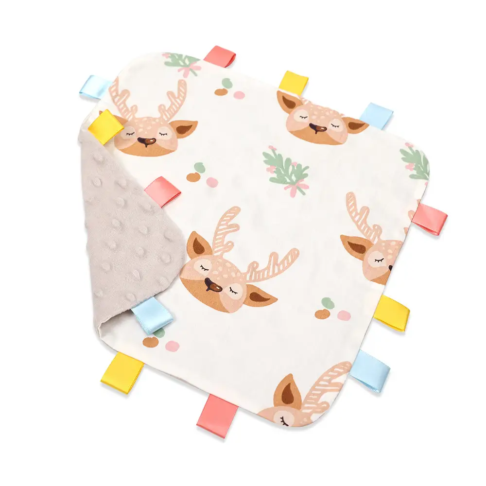 Baby Cartoon Handkerchief Towel Set Cotton Newborn Safe - Image 19