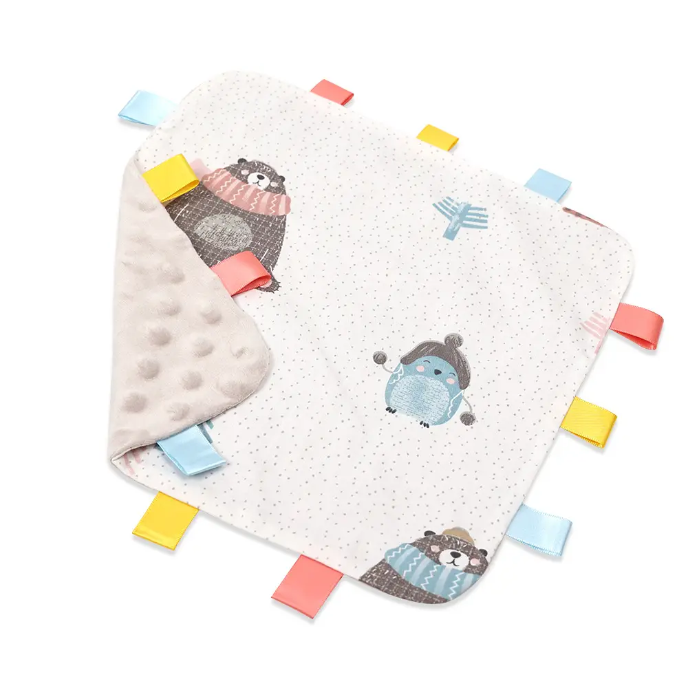 Baby Cartoon Handkerchief Towel Set Cotton Newborn Safe - Image 24