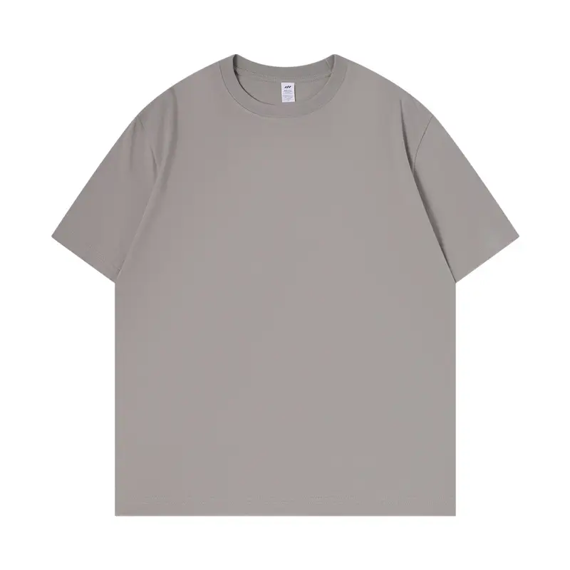Women 230g Solid Color Crew Neck T-Shirt - Image 30