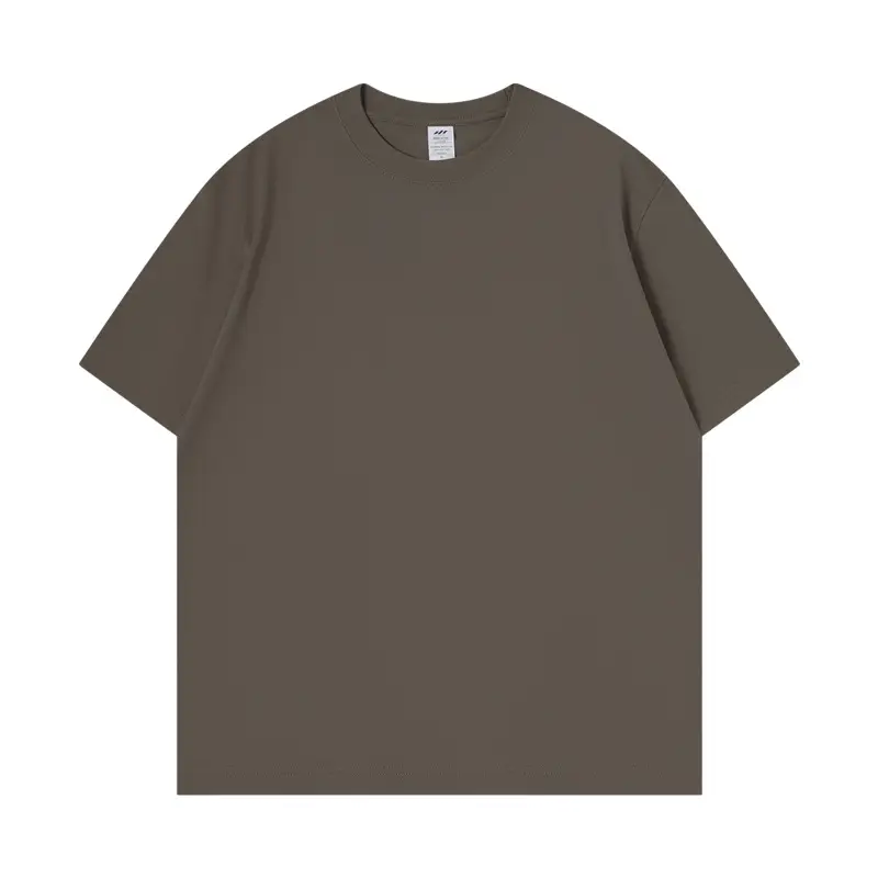 Women 230g Solid Color Crew Neck T-Shirt - Image 20