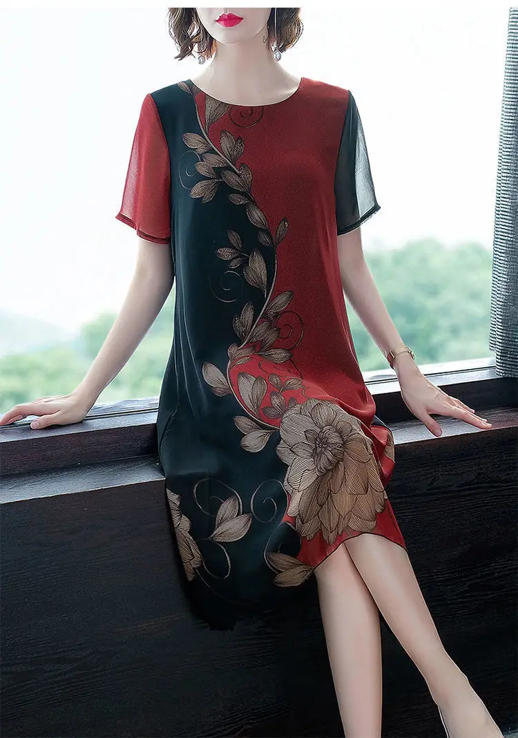 2024 Summer Floral Knee Length Dress for Women — feature 7