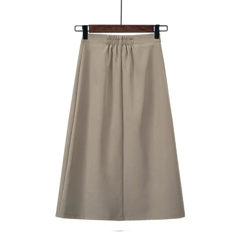 Women Pleated Black Skirt 2024 Summer - Image 3