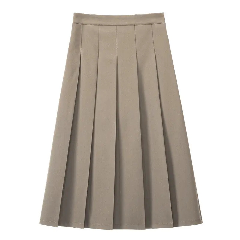 Women Pleated Black Skirt 2024 Summer - Image 6