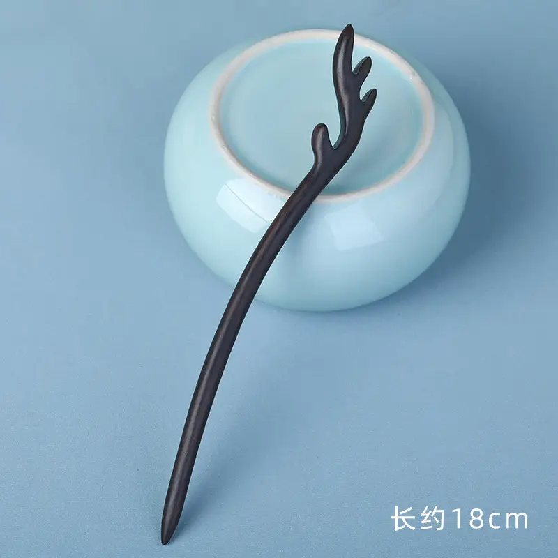 Elongated Hairpin with Dragon Design, 18cm, Matte Finish - Image 13