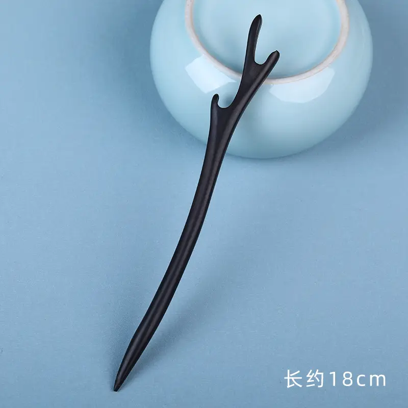 Elongated Hairpin with Dragon Design, 18cm, Matte Finish - Image 14