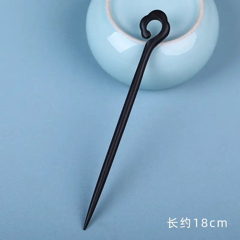 Elongated Hairpin with Dragon Design, 18cm, Matte Finish - Image 21