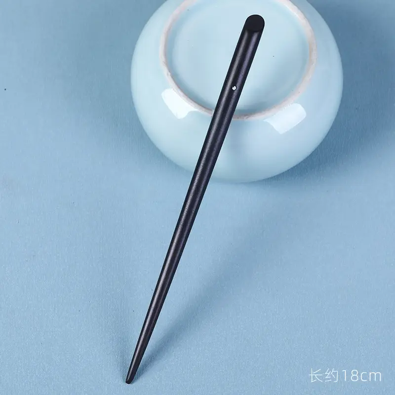 Elongated Hairpin with Dragon Design, 18cm, Matte Finish - Image 3